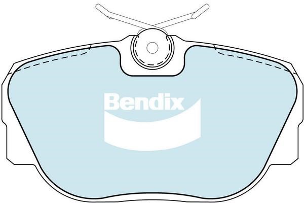 Bendix USA DB1130 -4WD Brake Pad Set, disc brake DB11304WD