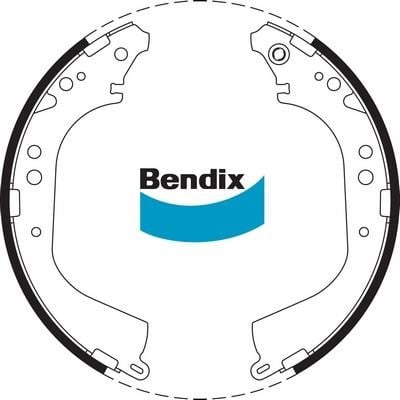 Bendix USA BS1668 Brake shoe set BS1668