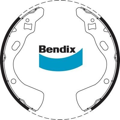 Bendix USA BS1664 Brake shoe set BS1664