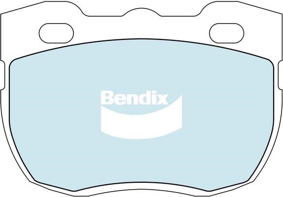 Bendix USA DB1176 HD Brake Pad Set, disc brake DB1176HD