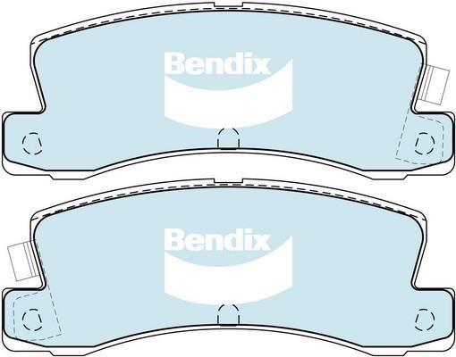 Bendix USA DB1147 GCT Brake Pad Set, disc brake DB1147GCT