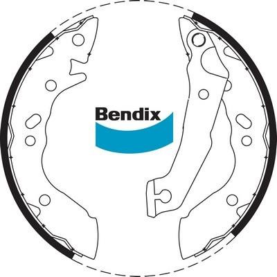 Bendix USA BS1701 Brake shoe set BS1701