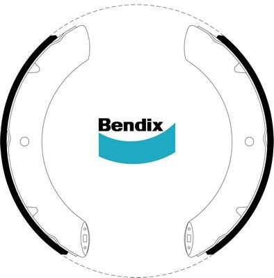 Bendix USA BS1083 Brake shoe set BS1083