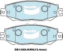 Bendix USA DB1420 GCT Brake Pad Set, disc brake DB1420GCT