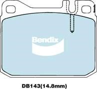 Bendix USA DB143 HD Brake Pad Set, disc brake DB143HD