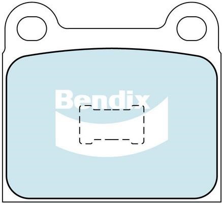 Bendix USA DB105 EURO+ Brake Pad Set, disc brake DB105EURO