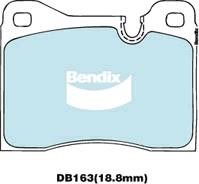 Bendix USA DB163 GCT Brake Pad Set, disc brake DB163GCT