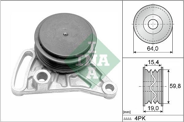 Wilmink Group WG1252274 V-ribbed belt tensioner (drive) roller WG1252274