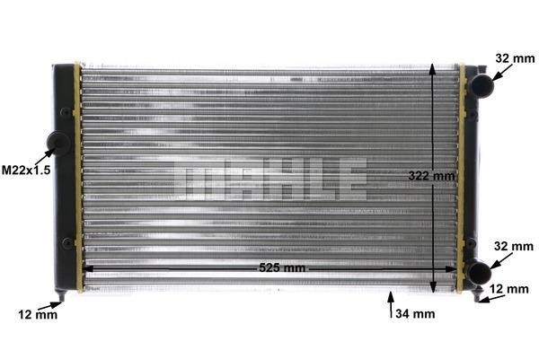 Radiator, engine cooling Wilmink Group WG2183516