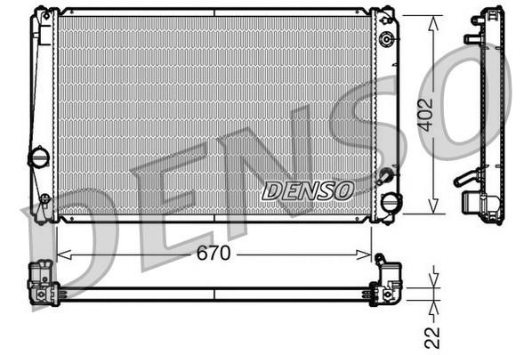 Wilmink Group WG1919843 Radiator, engine cooling WG1919843