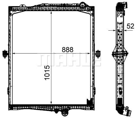 Wilmink Group WG2183090 Radiator, engine cooling WG2183090