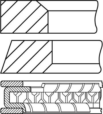 Wilmink Group WG2191576 Piston Ring Kit WG2191576