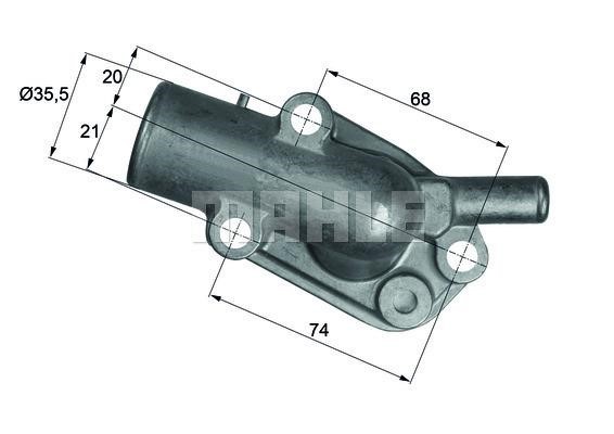 Wilmink Group WG1217627 Thermostat, coolant WG1217627