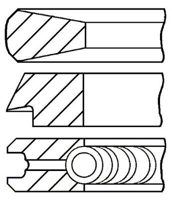 Wilmink Group WG1186802 Piston Ring Kit WG1186802