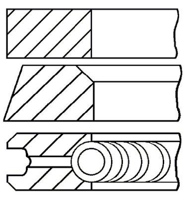 Wilmink Group WG1187279 Piston Ring Kit WG1187279