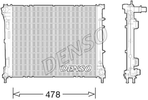 Wilmink Group WG1804880 Radiator, engine cooling WG1804880