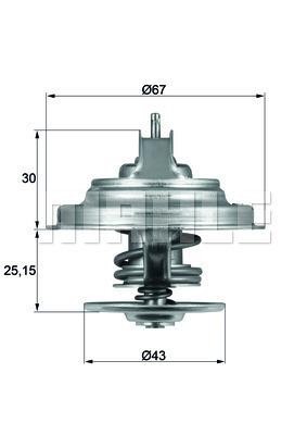 Wilmink Group WG1262739 Thermostat, coolant WG1262739