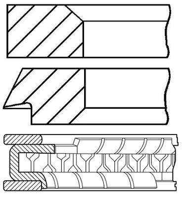 Wilmink Group WG2046375 Piston Ring Kit WG2046375