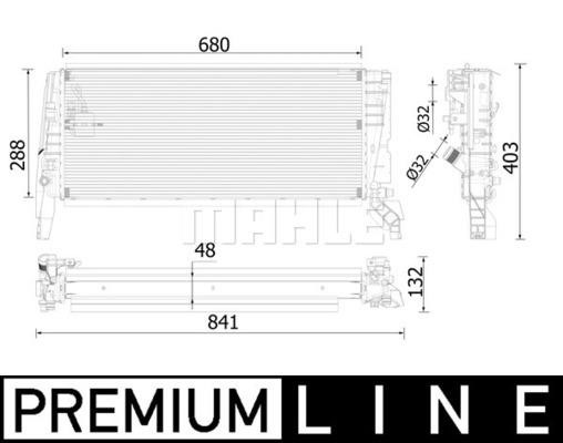 Wilmink Group WG2183281 Radiator, engine cooling WG2183281