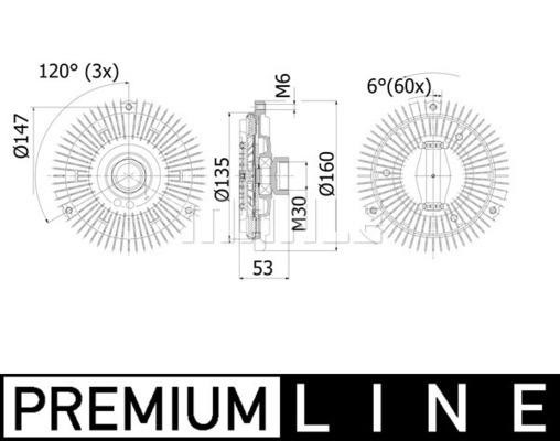 Wilmink Group WG2180481 Clutch, radiator fan WG2180481