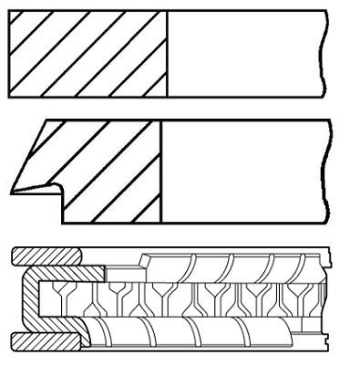 Wilmink Group WG1186656 Piston Ring Kit WG1186656