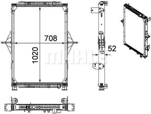 Wilmink Group WG2183986 Radiator, engine cooling WG2183986