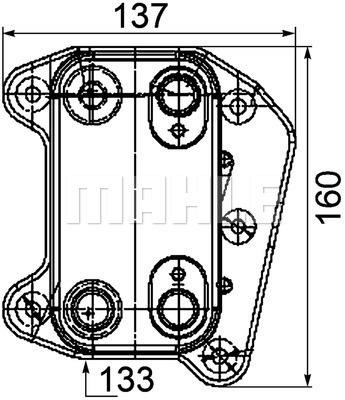 Wilmink Group WG2181043 Oil Cooler, engine oil WG2181043