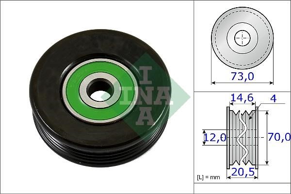 Wilmink Group WG1252649 V-ribbed belt tensioner (drive) roller WG1252649