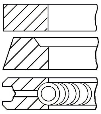 Wilmink Group WG1096582 Piston Ring Kit WG1096582