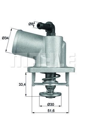 Wilmink Group WG1217694 Thermostat, coolant WG1217694