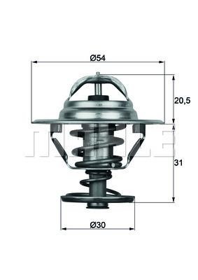 Wilmink Group WG1104798 Thermostat, coolant WG1104798