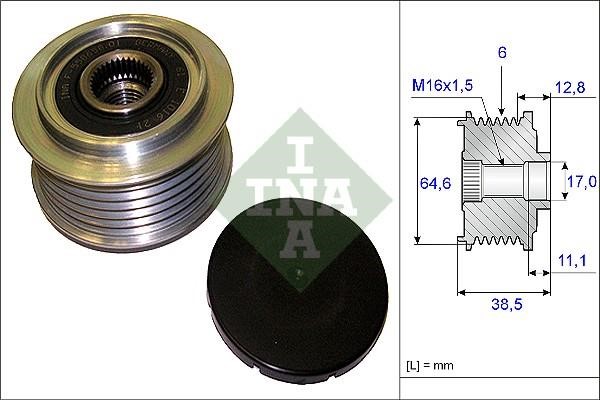 Wilmink Group WG1253773 Freewheel clutch, alternator WG1253773