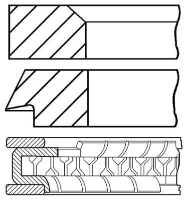 Wilmink Group WG1187934 Piston Ring Kit WG1187934