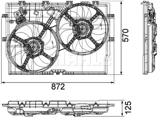 Wilmink Group WG2180577 Hub, engine cooling fan wheel WG2180577