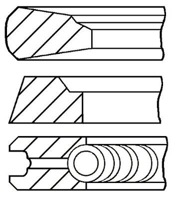 Wilmink Group WG1186731 Piston Ring Kit WG1186731