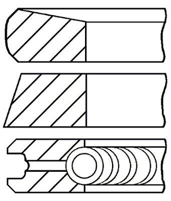 Wilmink Group WG1187213 Piston Ring Kit WG1187213