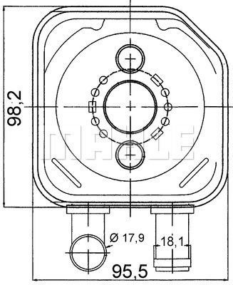 Wilmink Group WG2181110 Oil Cooler, engine oil WG2181110