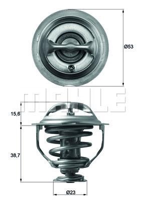 Wilmink Group WG1217872 Thermostat, coolant WG1217872