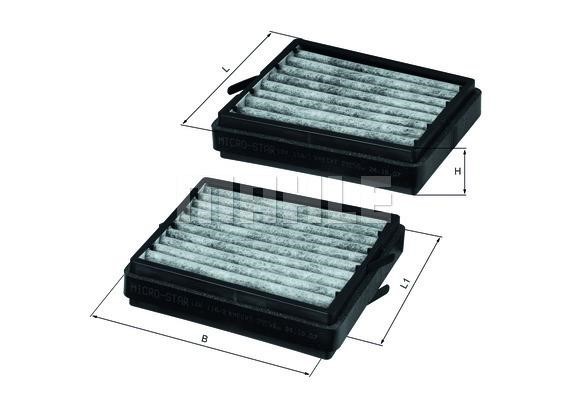 Wilmink Group WG1215763 Activated Carbon Cabin Filter WG1215763