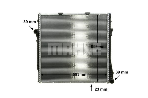 Radiator, engine cooling Wilmink Group WG2183762