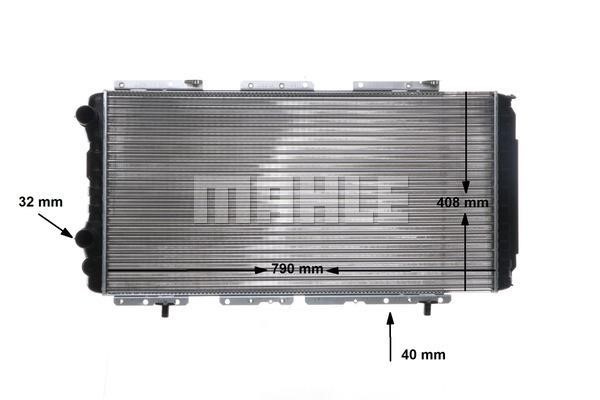 Radiator, engine cooling Wilmink Group WG2183489