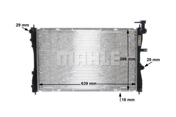 Radiator, engine cooling Wilmink Group WG2184072