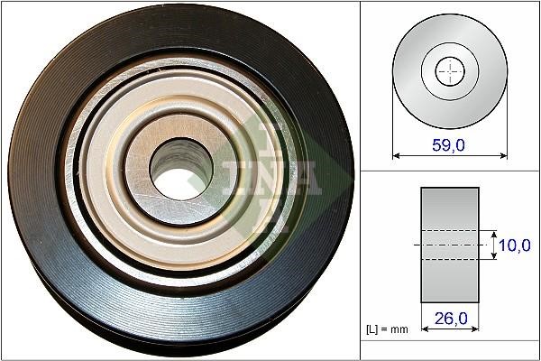 Wilmink Group WG1253150 V-ribbed belt tensioner (drive) roller WG1253150