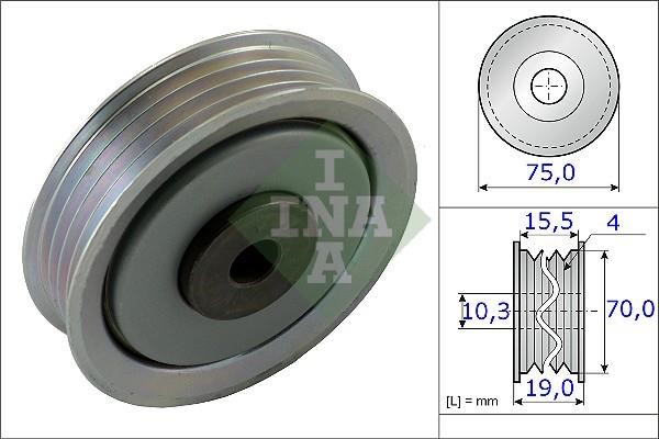 Wilmink Group WG1252644 V-ribbed belt tensioner (drive) roller WG1252644