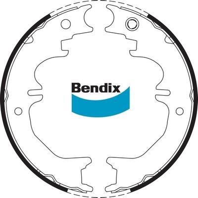 Bendix USA BS1744 Parking brake shoes BS1744