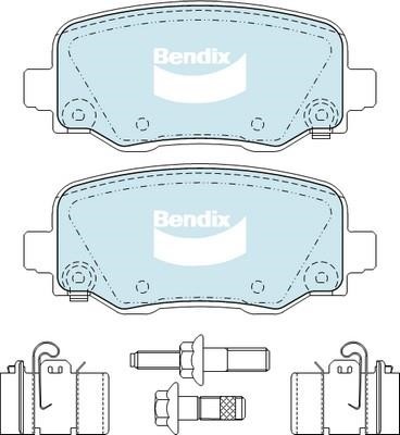 Bendix USA DB2338 4WD Brake Pad Set, disc brake DB23384WD