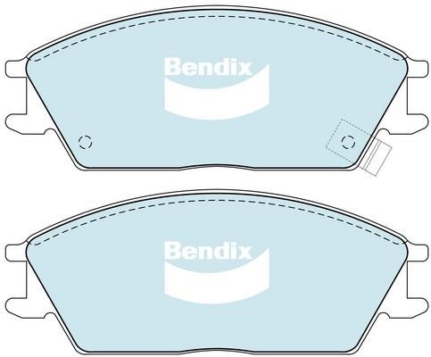 Bendix USA DB1252 HD Brake Pad Set, disc brake DB1252HD