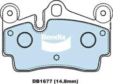 Bendix USA DB1677 -4WD Brake Pad Set, disc brake DB16774WD