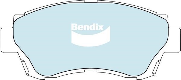 Bendix USA DB1209 GCT Brake Pad Set, disc brake DB1209GCT