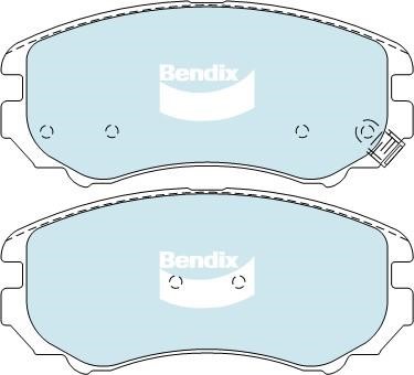 Bendix USA DB1504 GCT Brake Pad Set, disc brake DB1504GCT